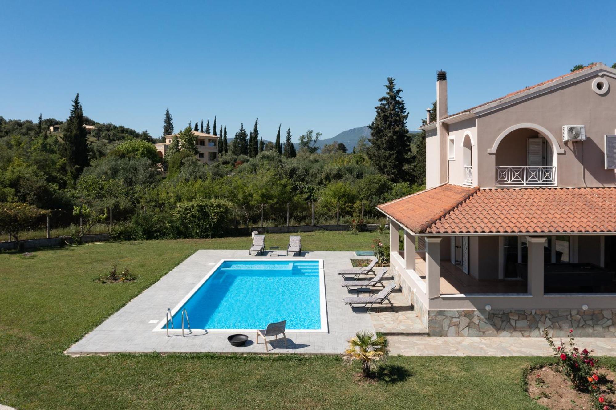 Country Villa Verde - 2Floor Family Home Kouramaditika Exterior foto