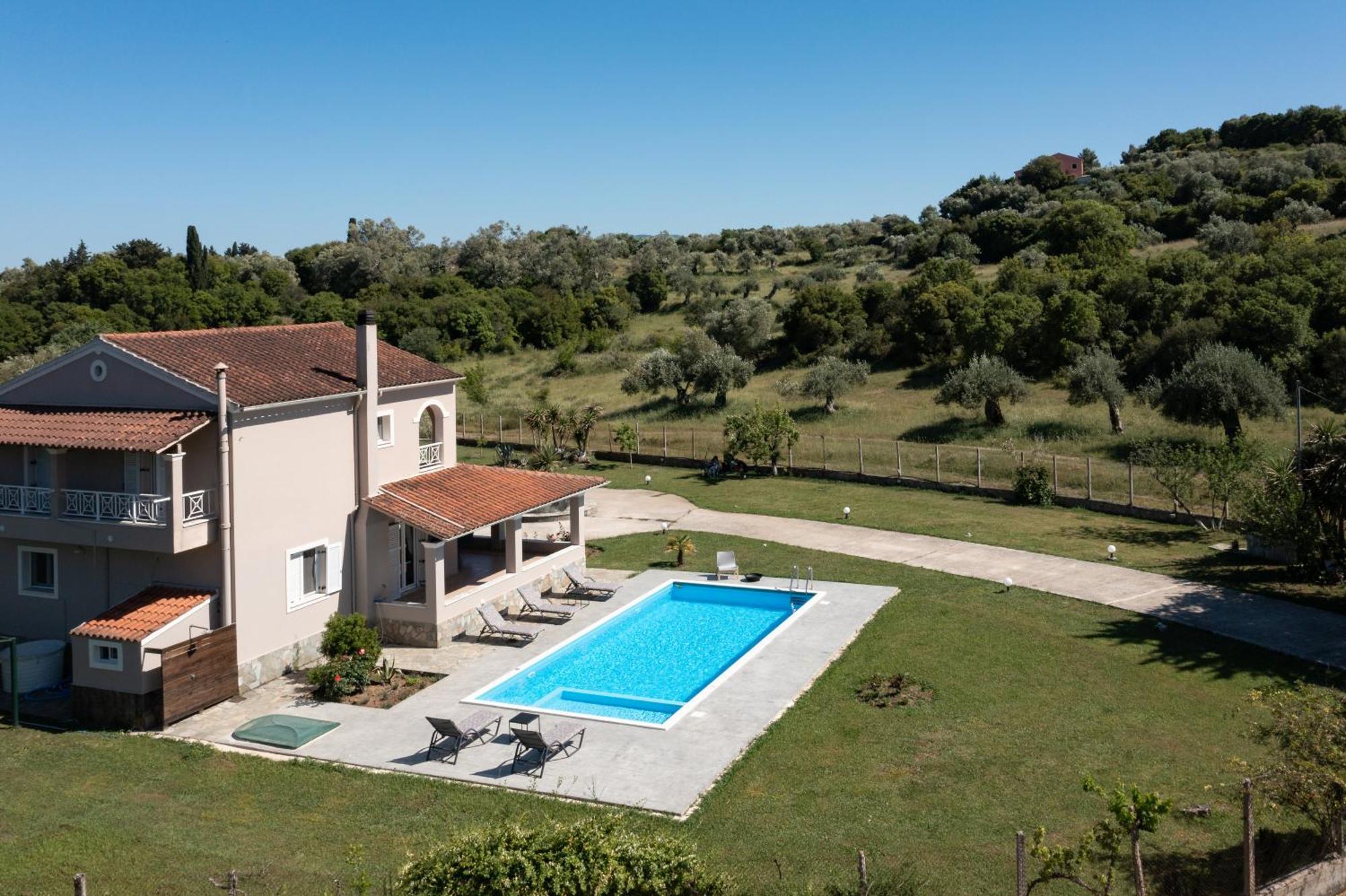 Country Villa Verde - 2Floor Family Home Kouramaditika Exterior foto